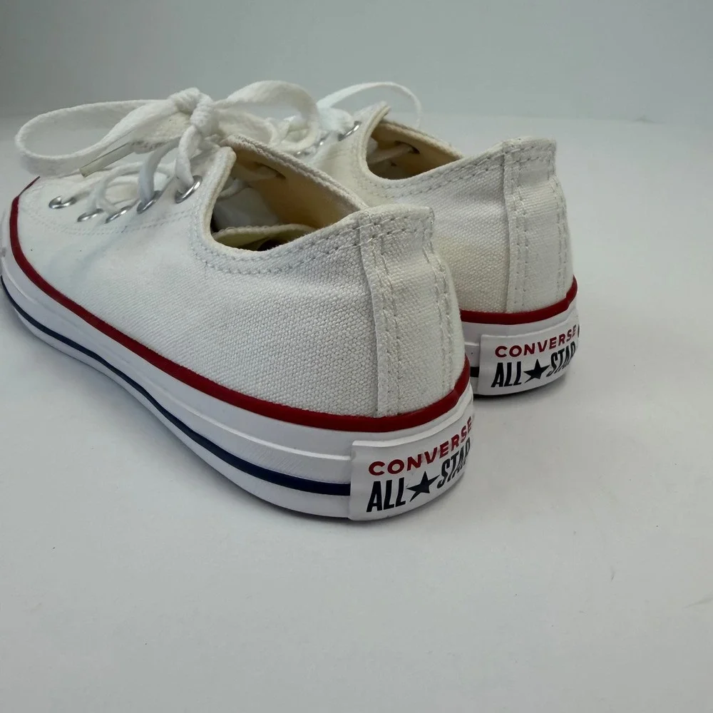 Converse Chuck Taylor All Star Low Top White Canvas Youth Sneakers Size 3